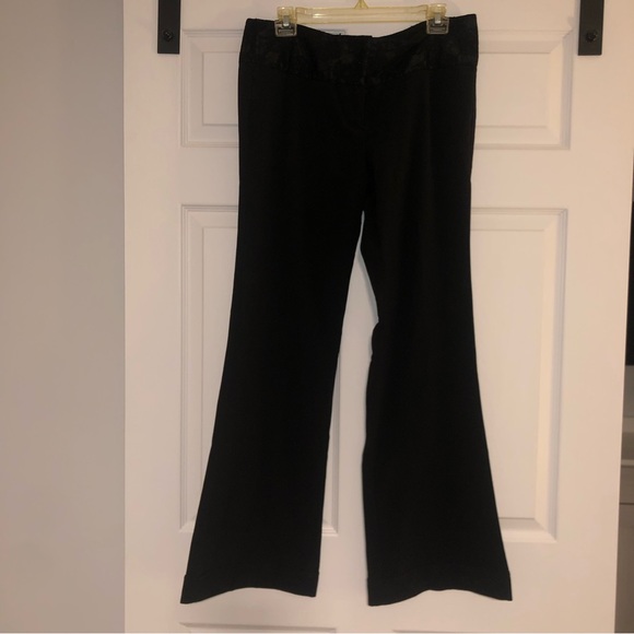 Vanity Lace Detail Black Dress Pants - Picture 4 of 5